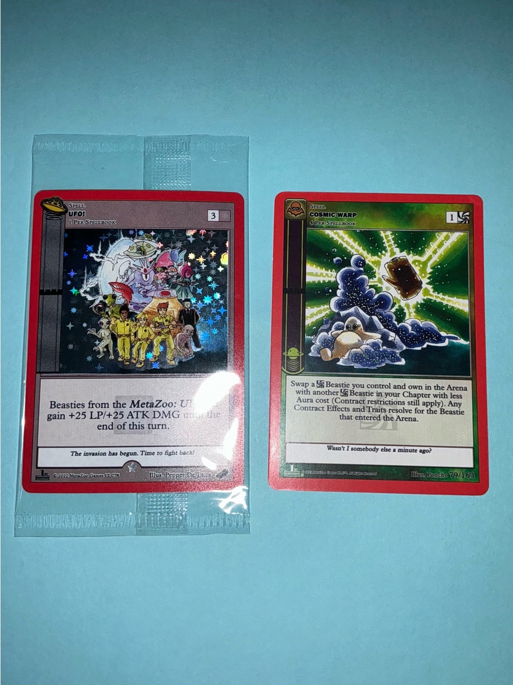 Meta Zero Unopened UFO and Opened Cosmic Wrap